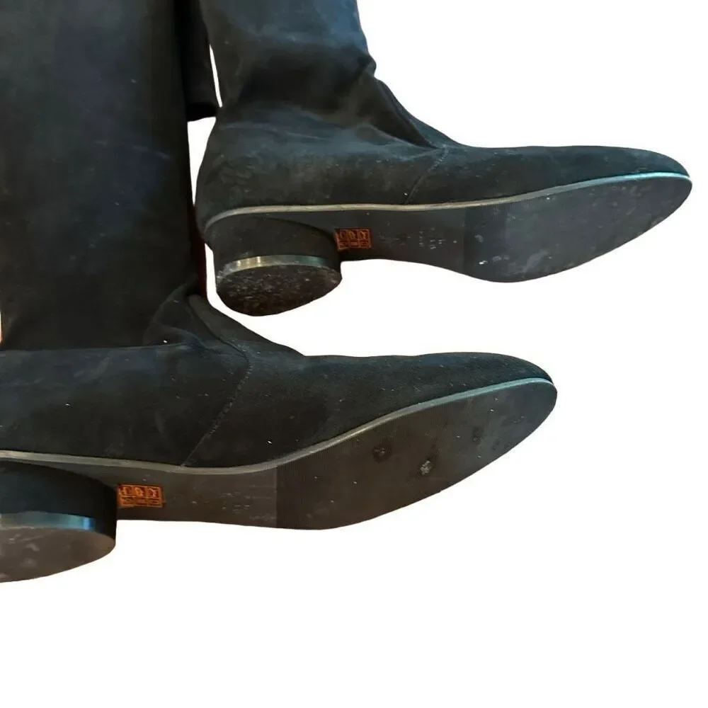 Stuart Weitzman Quebecland Boot in Black Suede- size 8.5